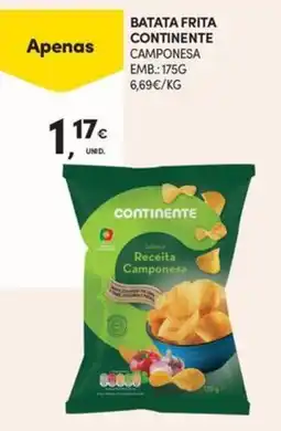 Continente Batata frita continente camponesa promoção