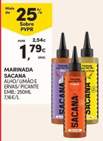 Continente Marinada sacana alho/limão e ervas/picante promoção