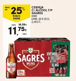 Continente sagres mini promoção