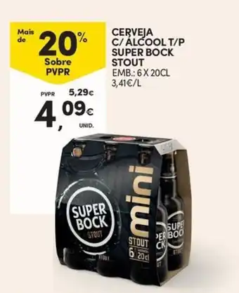Continente super bock stout mini promoção