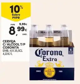 Continente corona extra promoção