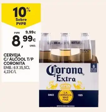 Continente corona extra promoção