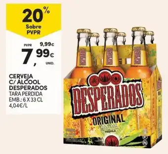 Continente Cerveja c/ álcool desperados promoção