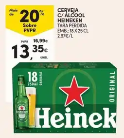 Continente Cerveja c/ alcool heineken promoção