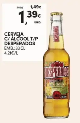 Continente Cerveja c/ álcool t/p desperados promoção