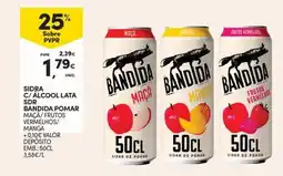 Continente Sidra c/ álcool lata sdr bandida pomar promoção