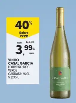 Continente Vinho casal garcia loureiro doc verde promoção