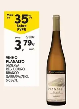 Continente Vinho planalto reserva promoção