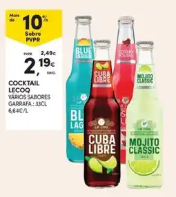 Continente Cocktail lecoq vários sabores promoção