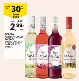 Continente bebida aromatizada faisão vários sabores promoção