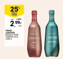 Continente Vinho lancers branco/ rosé promoção