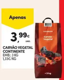 Continente Carvão vegetal continente promoção