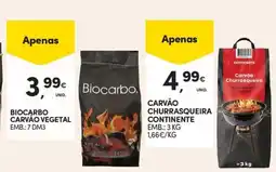 Continente Biocarbo carvão vegetal promoção