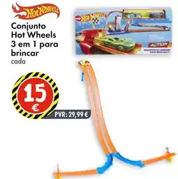 TEDi Conjunto Hot Wheels 3 em 1 para brincar cada promoção