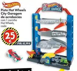 TEDi Pista Hot Wheels City Garagem de acrobacias promoção