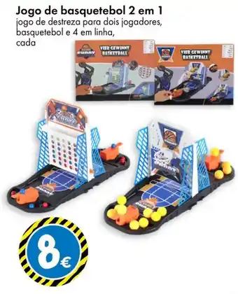 TEDi Jogo de basquetebol 2 em 1 promoção