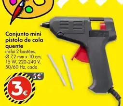 TEDi Conjunto mini pistola de cola quente promoção