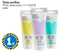 TEDi Tinta acrílica promoção