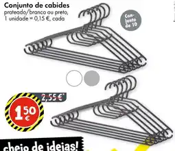 TEDi Conjunto de cabides promoção