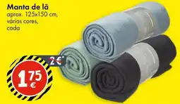 TEDi Manta de lã promoção