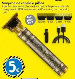 TEDi Máquina de cabelo a pilhas promoção