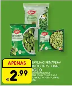 Meu Super ervilhas primavera/brócolos/favas iglo promoção