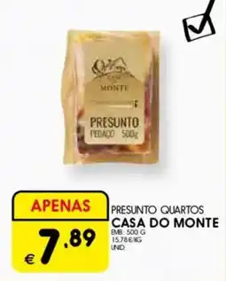 Meu Super Presunto quartos casa do monte promoção