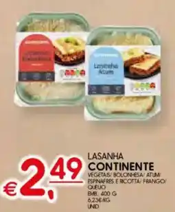 Meu Super Lasanha continente promoção