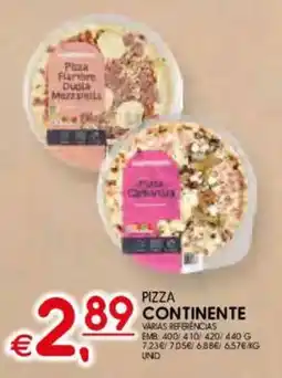 Meu Super Pizza continente promoção