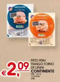 Meu Super Peito peru/ frango forno de lenha continente promoção