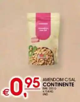 Meu Super Amendoim c/sal continente promoção
