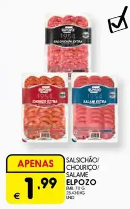 Meu Super salsichão/ chouriço/ salame elpozo promoção