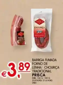Meu Super Barriga fumada forno de lenha chouriça tradicional prisca promoção