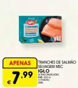 Meu Super Tranches de salmão selvagem msc iglo promoção