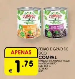 Meu Super Feijão e grão de bico compal promoção