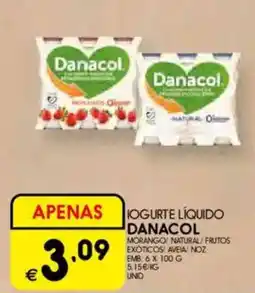 Meu Super Iogurte líquido danacol promoção