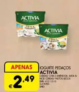 Meu Super Iogurte pedaços activia promoção