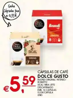 Meu Super Cápsulas de café dolce gusto promoção