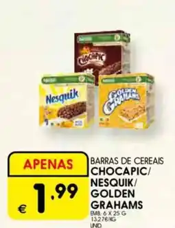 Meu Super barras de cereais chocapic/nesquik/golden grahams promoção