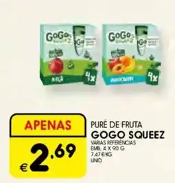Meu Super puré de fruta gogo squeeze promoção