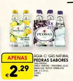 Meu Super água c/ gás natural pedras sabores promoção