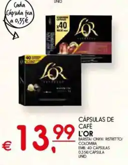 Meu Super Cápsulas de café l'or promoção
