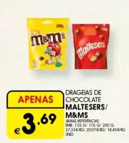 Meu Super Dragueias de chocolate maltesers/m&ms promoção
