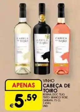 Meu Super vinho cabeça de toiro promoção