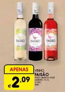 Meu Super vinho faisão promoção