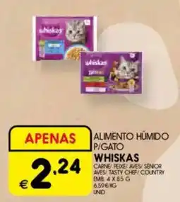 Meu Super alimento húmido p/gato whiskas promoção
