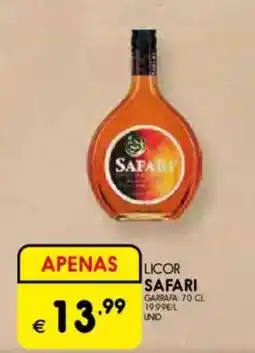 Meu Super Licor safari promoção