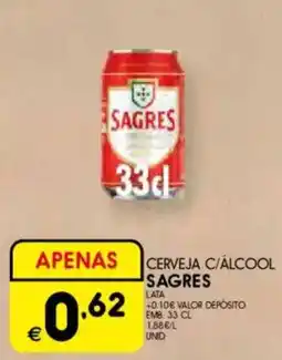 Meu Super Cerveja c/álcool sagres promoção