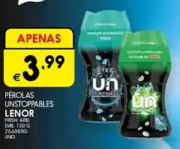 Meu Super Pérolas Unstoppables Lenor promoção