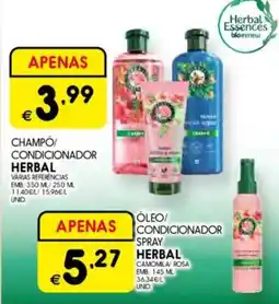 Meu Super Herbal Essences champô/condicionador herbal promoção